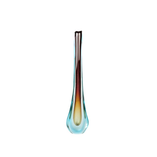 Mid-Century Modern Italian Multicolored Murano Sommerso Glass from Seguso Vetri Darte, 1960s For Sale - Image 3 of 10