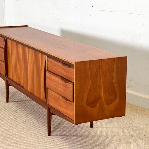 Wood Mid-Century Modern Danish Teak Sideboard For Sale - Image 7 of 12
