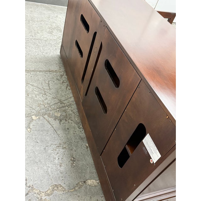 Crosley Furniture Lafayette Mahogany Media Cabinet For Sale - Image 10 of 12
