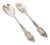 Antique George V Sterling Silver Serving Set by Josiah Williams & Co, 1930, Set of 2 For Sale