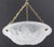 Art Deco 1930s Pair of Art Deco Bowl Chandeliers With Floral Motifs For Sale - Image 3 of 10