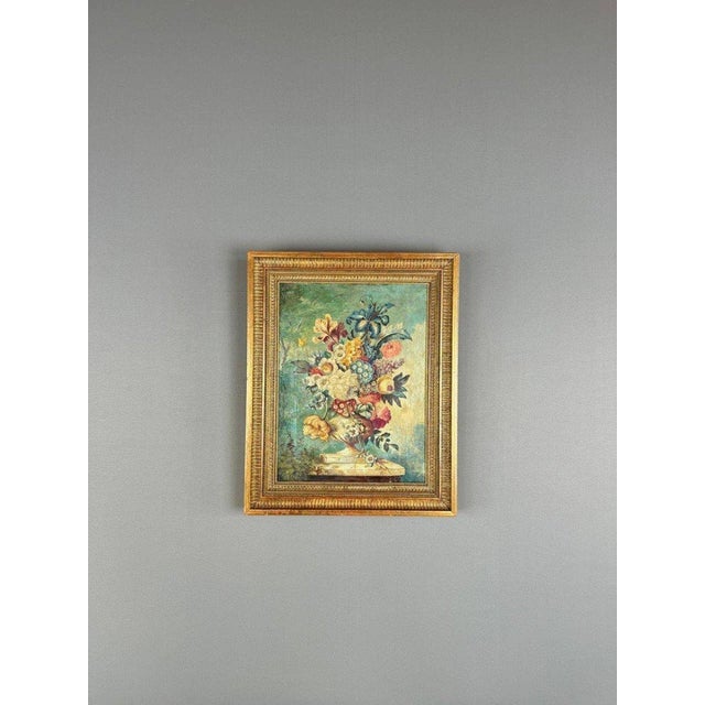 Floral Still Life, 19th Century, Oil Painting on Canvas, Framed For Sale - Image 9 of 10