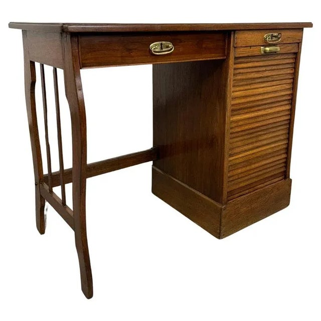 Small Art Deco Desk, 1930s For Sale - Image 12 of 12