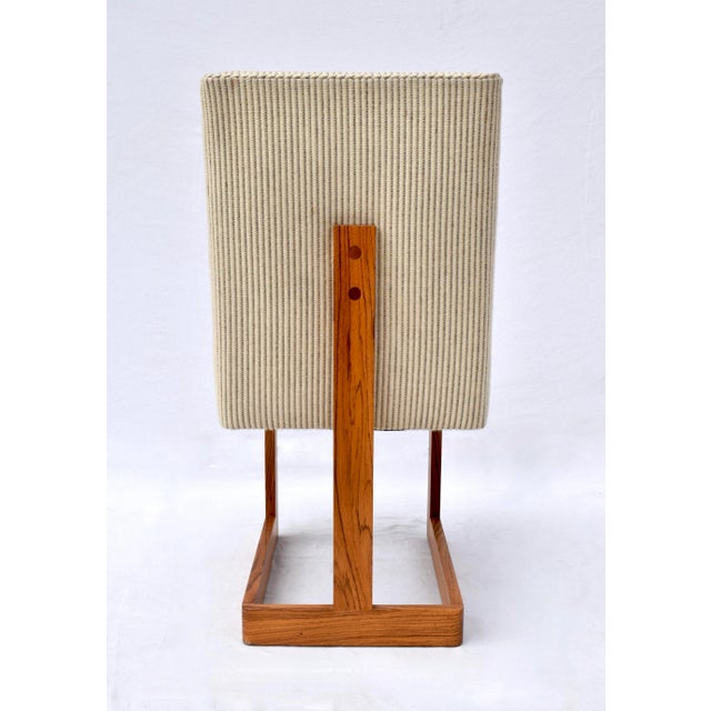 Off-white Vladimir Kagan, Prudential Chairs, Rosewood, Kagan-Dreyfuss, Inc, 1970s For Sale - Image 8 of 9