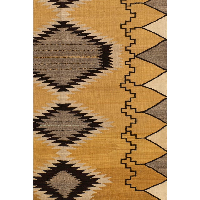 Native American Vintage Navajo Style Rug 3'10 X 5'9 For Sale - Image 3 of 11