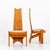 1970s 1970s Set of Six Modernist Tall Back Dining Chairs For Sale - Image 5 of 18