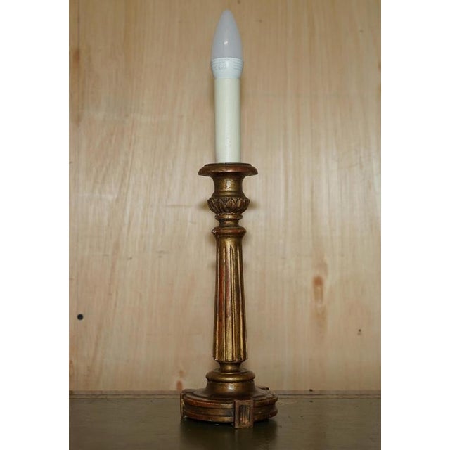 1900 Corinthian Pillar Desk Lamps Converted from Candelabras, Set of 2 For Sale - Image 4 of 17