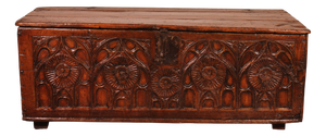 Gothic Oak Chest, Northern France
