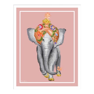 Procession in Blush By Dana Gibson, Framed Art Print For Sale