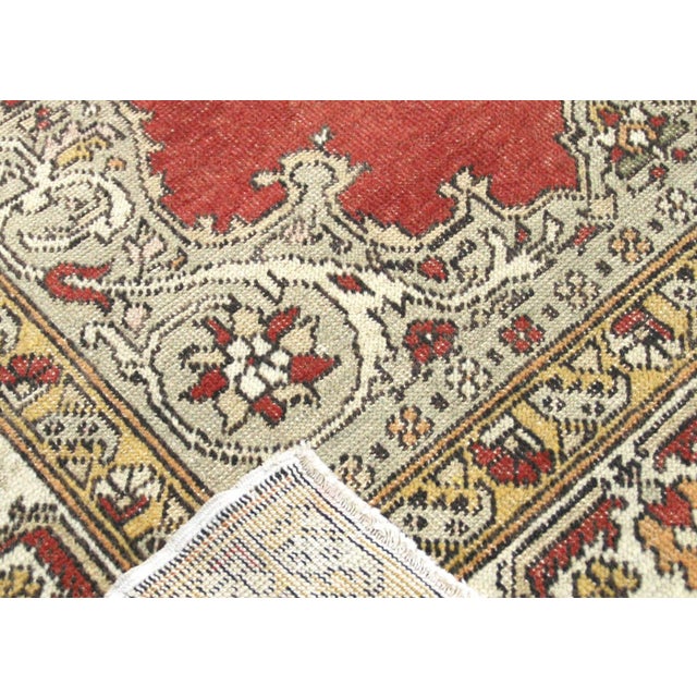 1960s Turkish Oushak Rug For Sale - Image 4 of 6