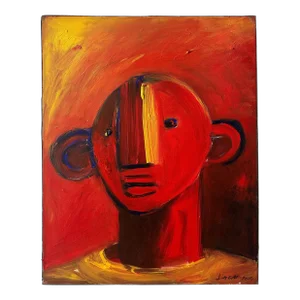 2000 “Untitled” Acrylic on Canvas Painting by Judy Gittelsohn -
