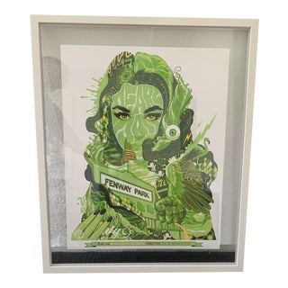 Pearl Jam 2016 Fenway Park Concert Poster, Framed For Sale