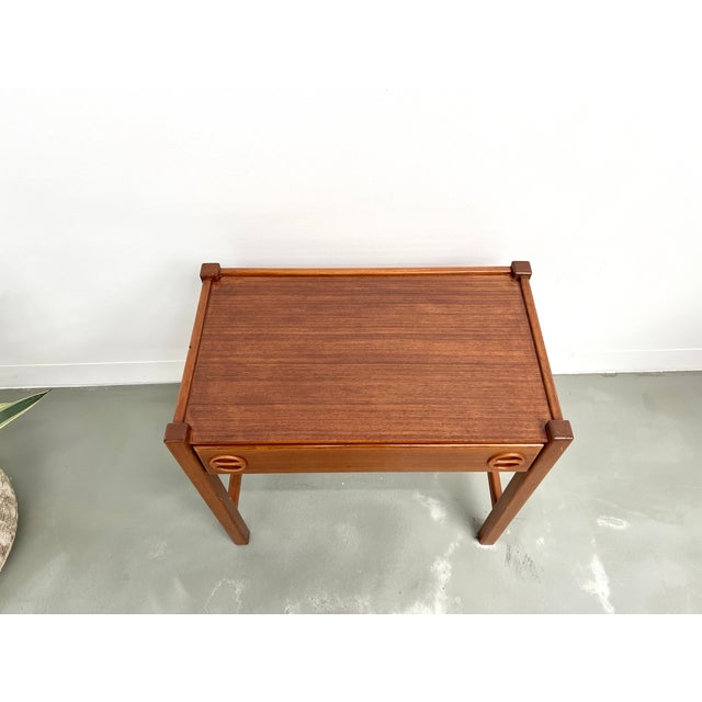 1960s Teak Nightstand attributed to Arne Wahl Iversen for Andersen Møbelfabrik, 1960s For Sale - Image 5 of 15