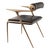 "Sfida" Chair, With Bronze and Tailor Made Leather For Sale - Image 4 of 8