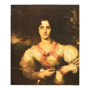 1950s After Sir Thomas Lawrence, "Miss West" Full-Color Print