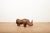 Animal Rhino Ottoman in Leather by Dimitri Omersa for Omersa, 1963 For Sale - Image 13 of 13