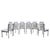 Mid 20th Century Mid-Century Modern Cal-Style Furniture Mfg. Chrome High Back Dining Chairs – Set of 6 For Sale - Image 5 of 12