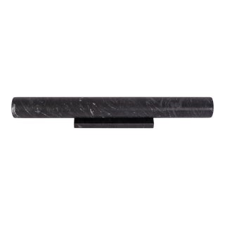 Artifacts Trading Company 12" Straight Rolling Pin with Marble Stand in Black For Sale