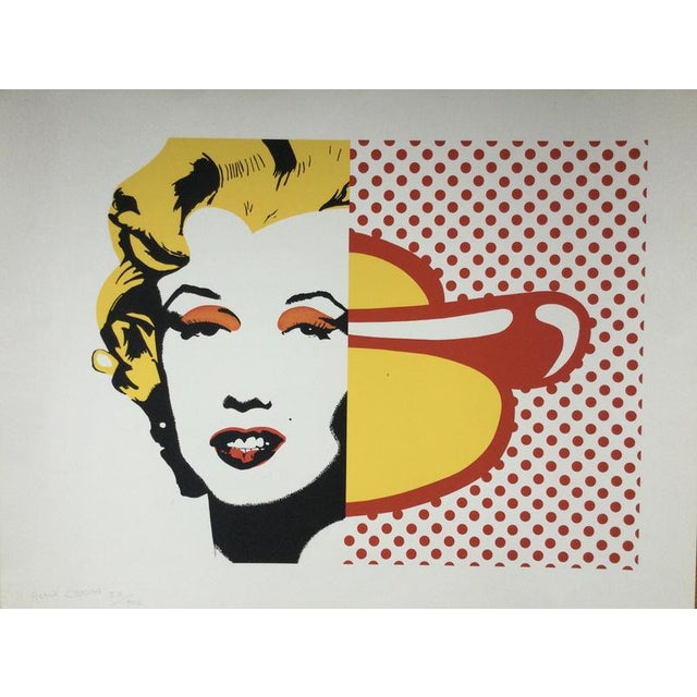 Hervé Carrier, Homage to Warhol and Lichtenstein, 1990, Lithograph For Sale - Image 4 of 4