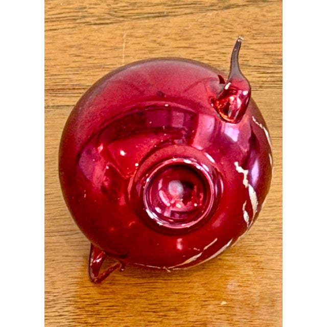 Victorian Antique Victorian Mercury Glass Teapot Ornament For Sale - Image 3 of 6