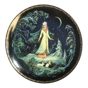 1990s Russian Legends Porcelain Plates - 9 Stories in Russian