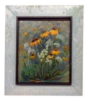 Vintage Mid Century Still Life Oil Painting
