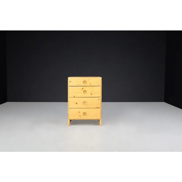 Vintage French Pine Chest of Drawers by Charlotte Perriand, 1960s For Sale - Image 10 of 11