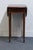 Late 20th Century Hekman Furniture Solid Flame Mahogany Traditional Style 26" Drop Leaf Accent End Table 5-4168 For Sale - Image 5 of 14