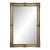 French Provincial Soft Gold Solid Wood Wall Mirror For Sale