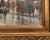 Tan Paris Scenes Gouache Paintings in Gilt Frames Signed Henri La Touche - a Pair For Sale - Image 8 of 13