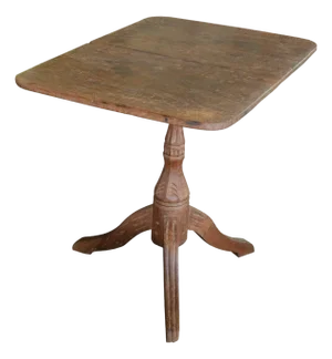 Andrianna Shamaris Teak Wood Colonial Side Table