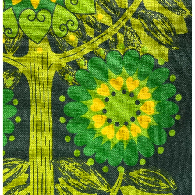 Mid-Century Modern Swedish Linen Wall Tapestry from Ulla Scheuer, 1960s For Sale - Image 11 of 18