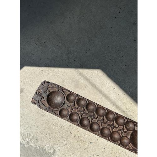 Large Traditional Indonesian Carved Wood Congklak Mancala Game For Sale - Image 5 of 18