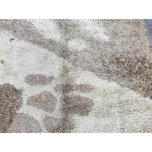 Gray Vintage Scandinavian Modern Rug For Sale - Image 8 of 14