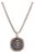 Regal Lion Medallion Men’s Sterling Silver Necklace For Sale