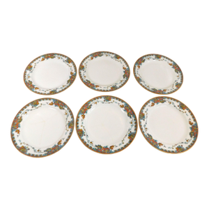 1910s Haviland Bread Plates in Paisley - Set of 6