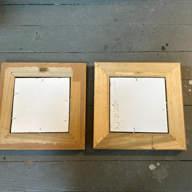 1980s 1980's Two Contemporary Original Wayne Cunningham Abstract Pen and Ink Drawings - Set of Two For Sale - Image 5 of 5