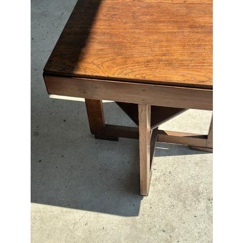 Small Vintage Modernist Square Side Table with Quadripod Base For Sale - Image 6 of 18