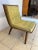 Mid 20th Century Mid Century Scoop Green Vinyl Lounge Chair by Carter Brothers For Sale - Image 4 of 9