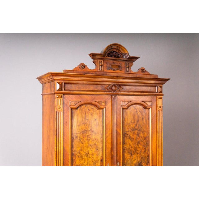 Wood Linen Cupboard, Late 19th-Century For Sale - Image 7 of 18