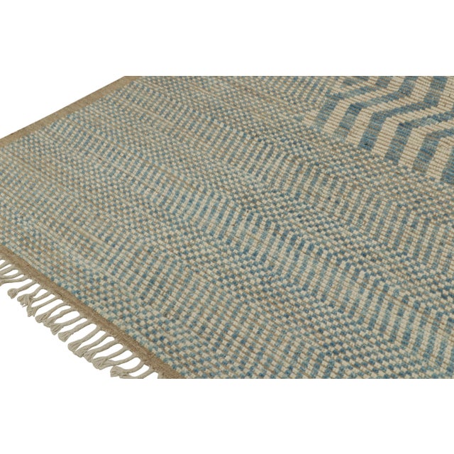 Not Yet Made - Made To Order Rug & Kilim’s Modern Rug with Beige-brown Geometric Patterns - 8x10 For Sale - Image 5 of 7
