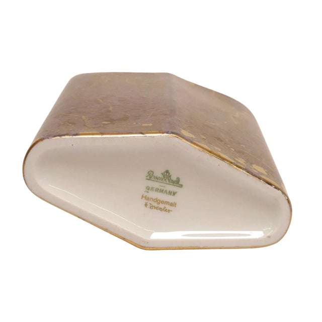 1980s Helmut Dresler's "Goldfeuer": Rosenthal Porcelain Art Vase For Sale - Image 18 of 18