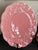 Bordallo Pinheiro Vintage 1980s Bordallo Pinheiro “Ingrid Pink” Floral Embossed Plates- Set of 4 For Sale - Image 4 of 11