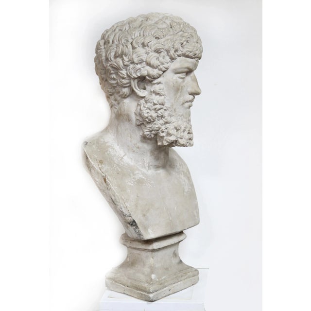 Emperor Lucius Verus Bust Unknown Medium: Cast Cement Sculpture Year: 1950 Size: 27 in. x 12 in. x 11 in. (68.58 cm x...