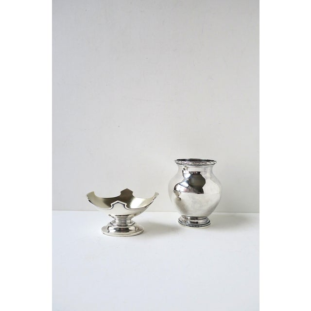 Silver Sterling Silver Vase For Sale - Image 8 of 11