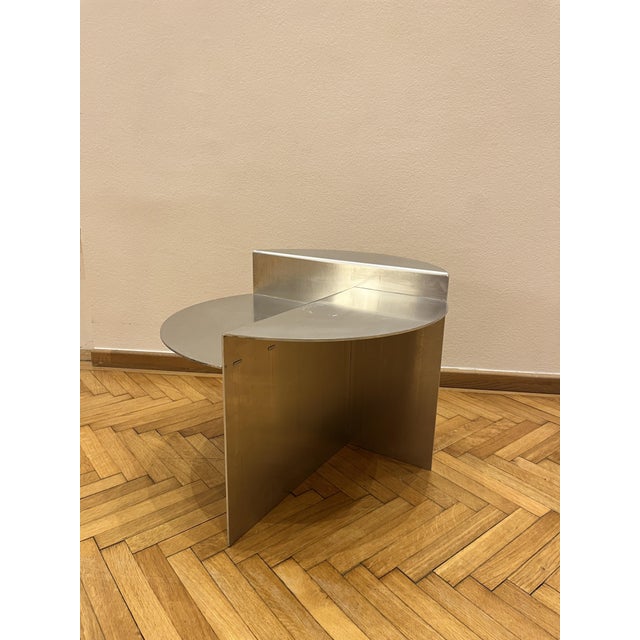 Mid-Century Modern Vintage Danish Rivet Side Table from Frama, 2010s For Sale - Image 3 of 12