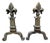 French Brass Andirons For Sale