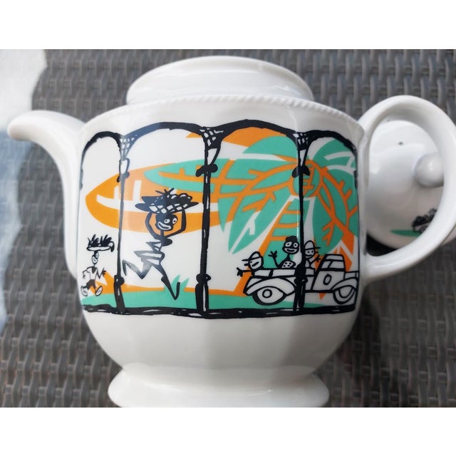 Postmodern Vintage Coffee Set by Javier Mariscal, England, 1990s, Set of 11 For Sale - Image 3 of 15