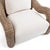 Elara Curved Rattan Arm Chair For Sale In Los Angeles - Image 6 of 7