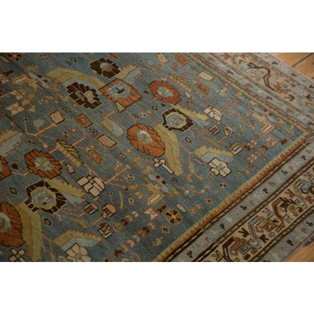 1930s Vintage Persian Malayer Triple Bouquet Wool Rug For Sale - Image 9 of 11